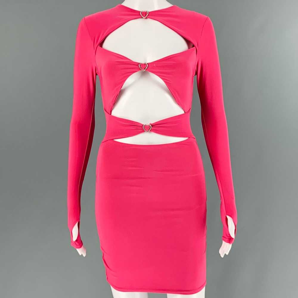 Other XSS Pink Hearts Cutout Dress - image 1