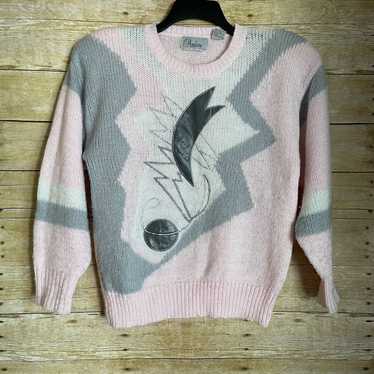 Vintage Andene Vintage 1980’s Pink & Gray Abstract