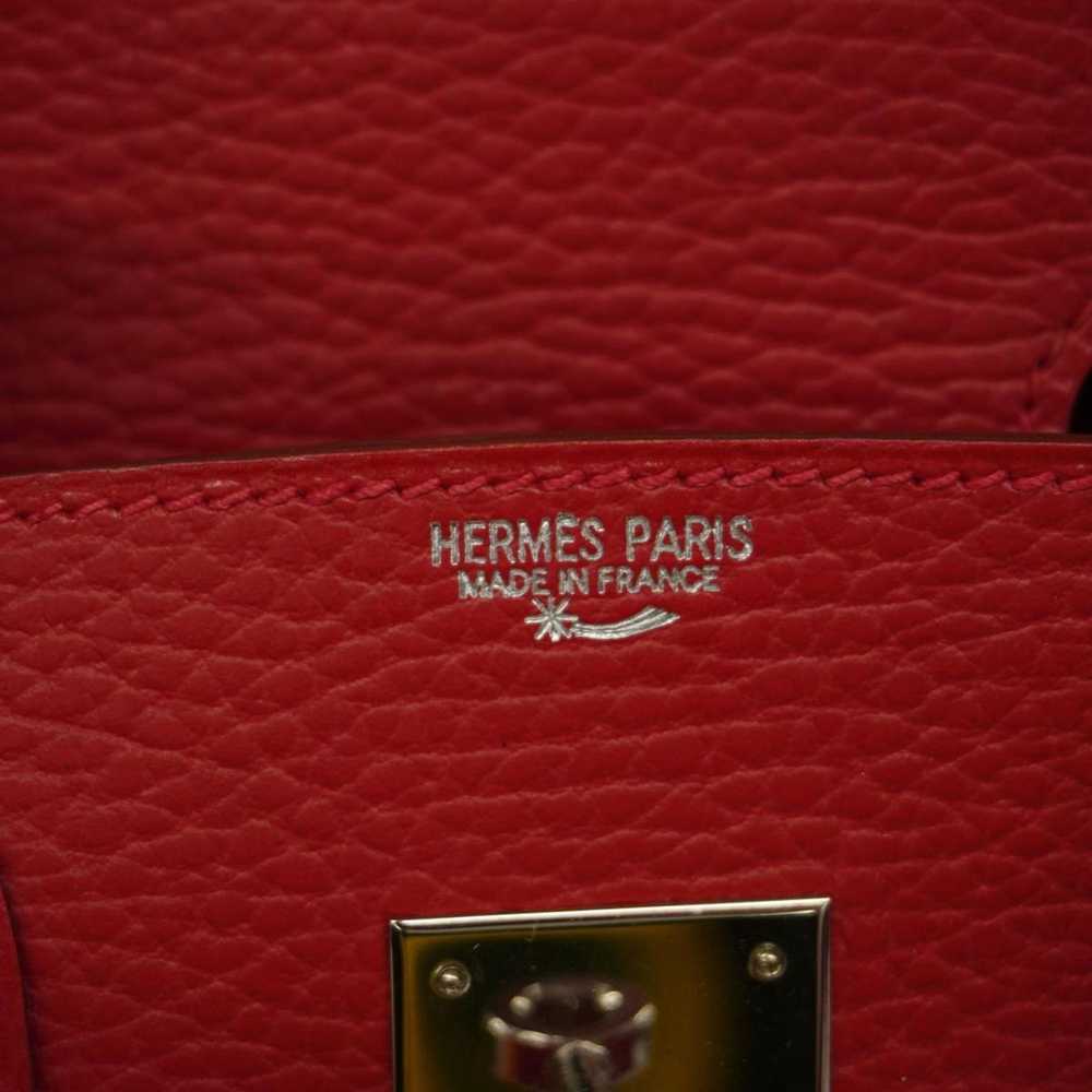 Hermes Hermes Handbag Birkin 30 □F Engraved Arden… - image 5