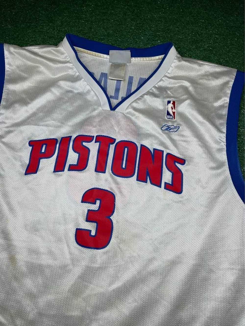 Reebok Ben Wallace Pistons Jersey Size XL - image 2