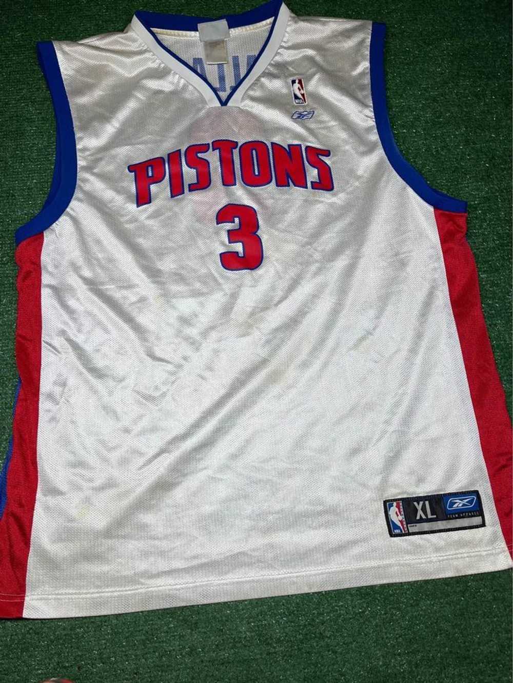 Reebok Ben Wallace Pistons Jersey Size XL - image 5