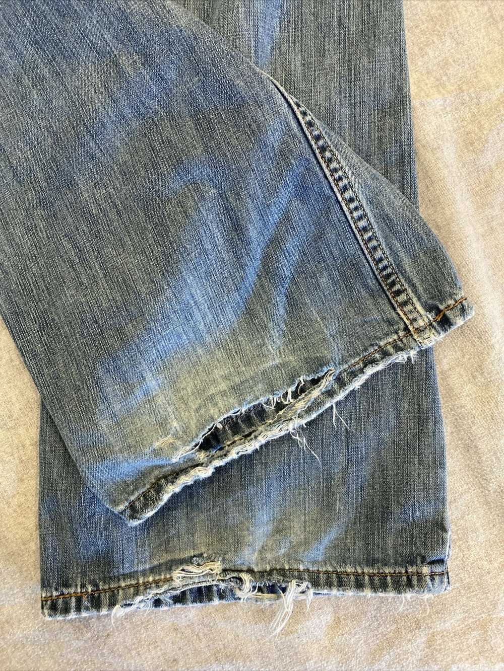 Levi's Levis 527 Jeans Mens 34x32 Blue Low Bootcu… - image 7