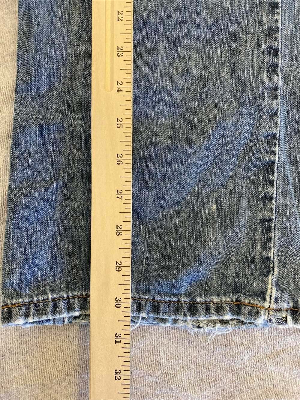 Levi's Levis 527 Jeans Mens 34x32 Blue Low Bootcu… - image 9