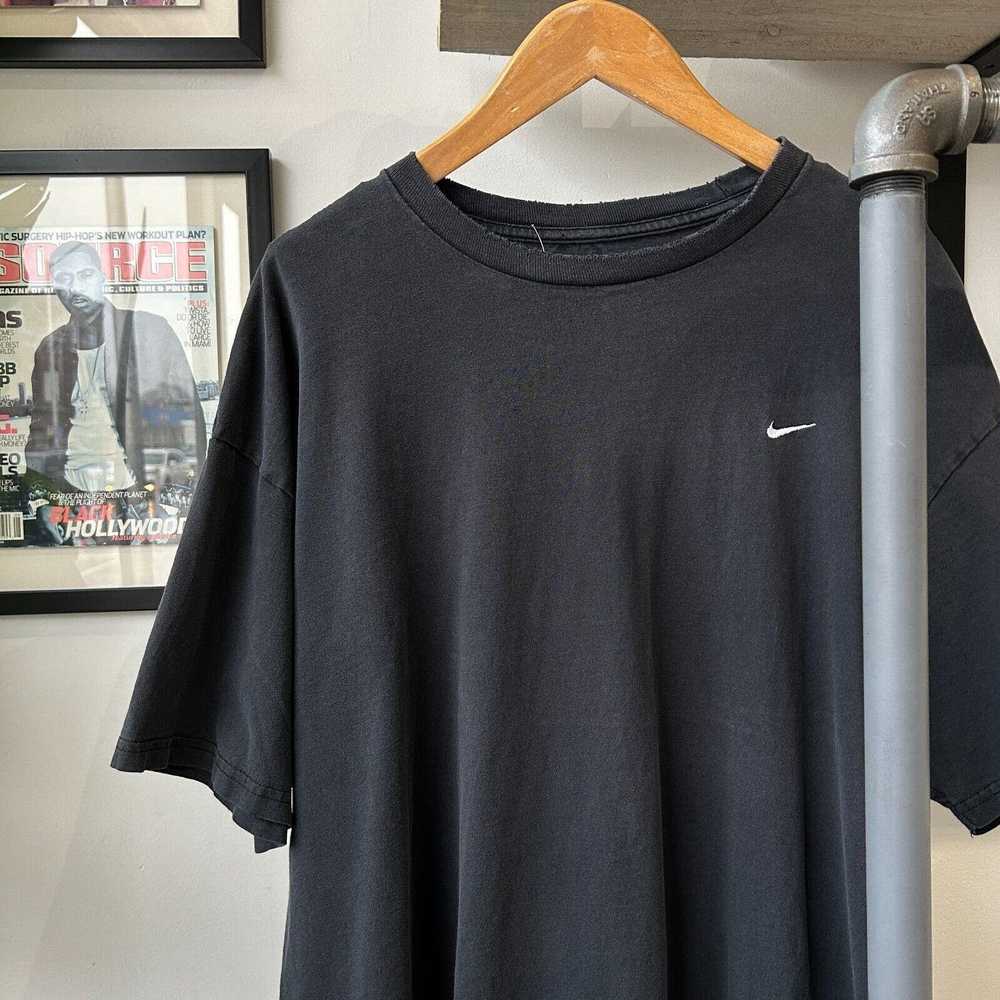 Nike VINTAGE | NIKE Sm Swoosh Faded Thrashed T-Sh… - image 1