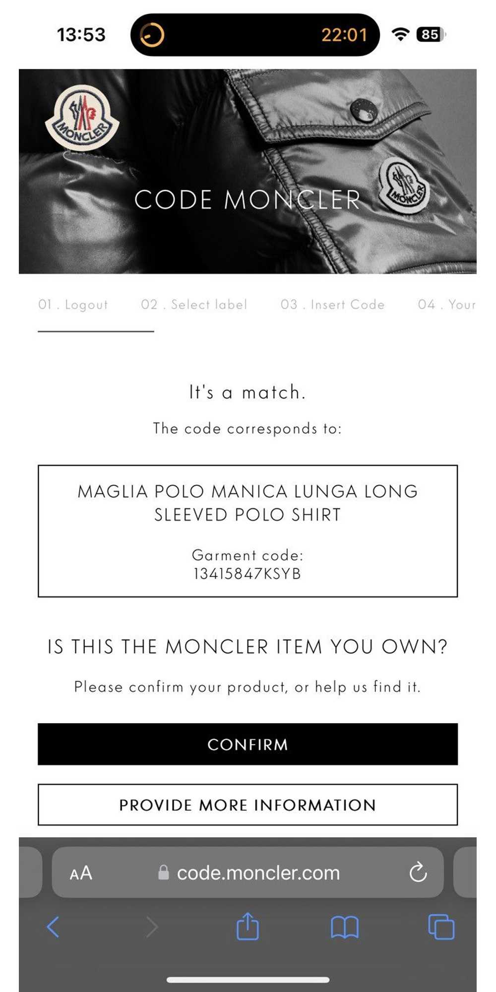Moncler × Streetwear × Vintage Moncler MAGLIA POL… - image 9
