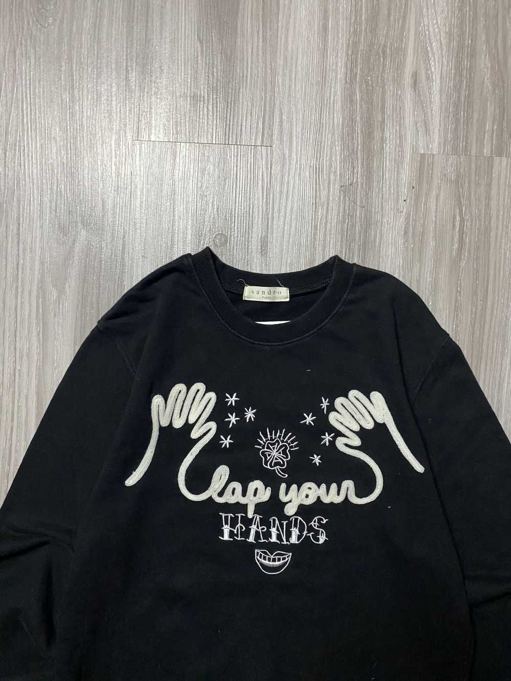 Sandro × Vintage Vintage Sandro Paris Sweatshirt … - image 2