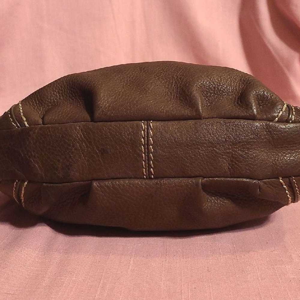 Vintage FOSSIL Leather Shoulder Bag - image 4