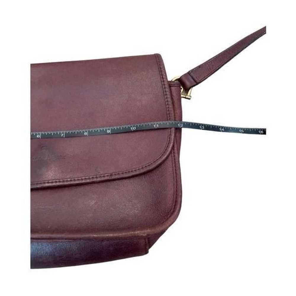 Etienne Aigner Vintage Burgundy Genuine Leather C… - image 9