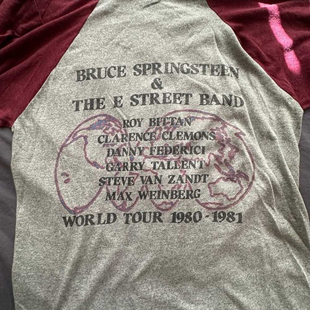 Vintage 80's BRUCE SPRINGSTEEN 1980 World Tour Ra… - image 7