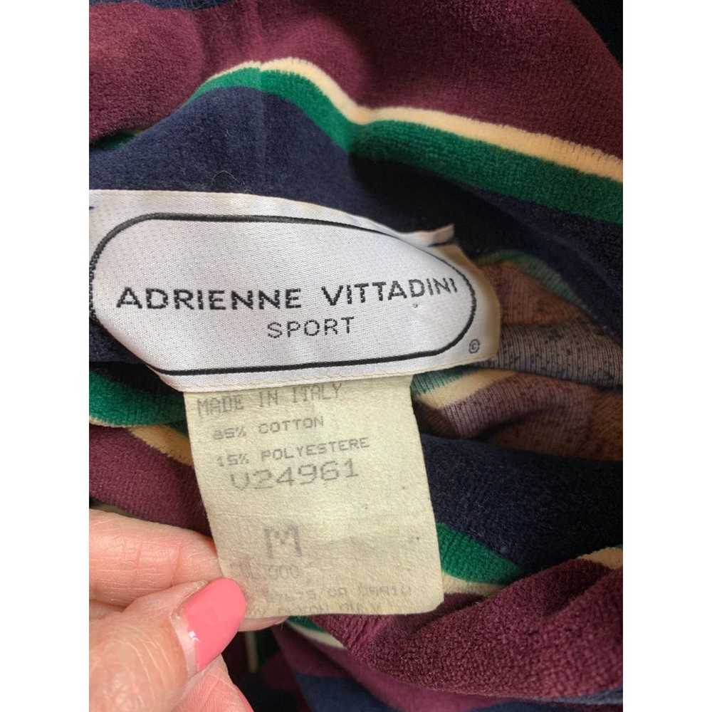 Vintage 80s Adrienne Vittadini Sport velour loung… - image 5