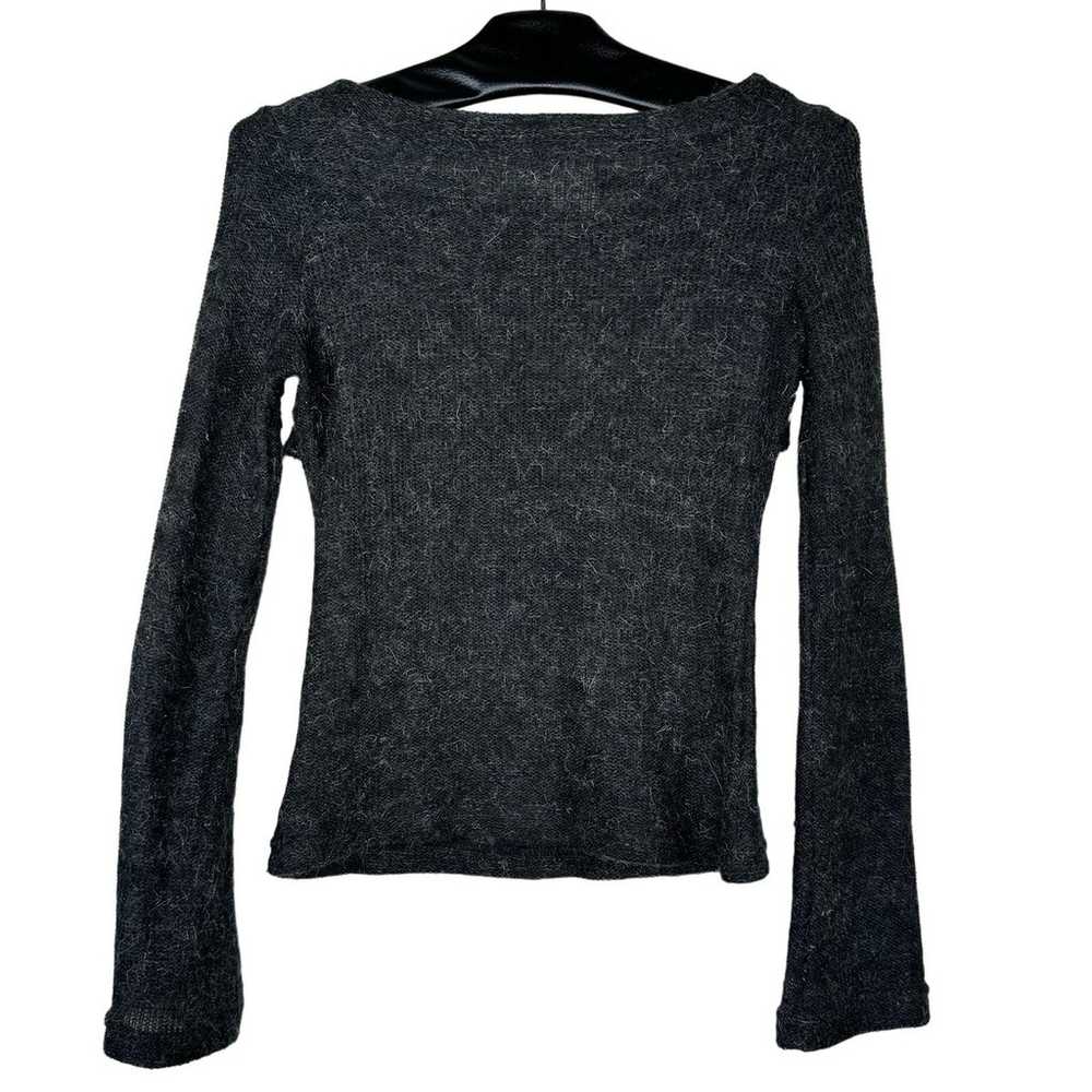 LM Lulu Paris Mohair Blend Embellished Sweater 2 - image 2