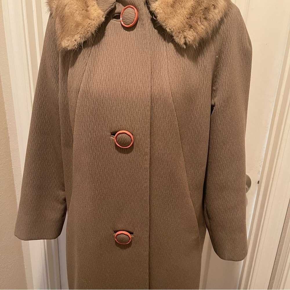 Crestmoor Vintage Fur Collar Coat - image 3