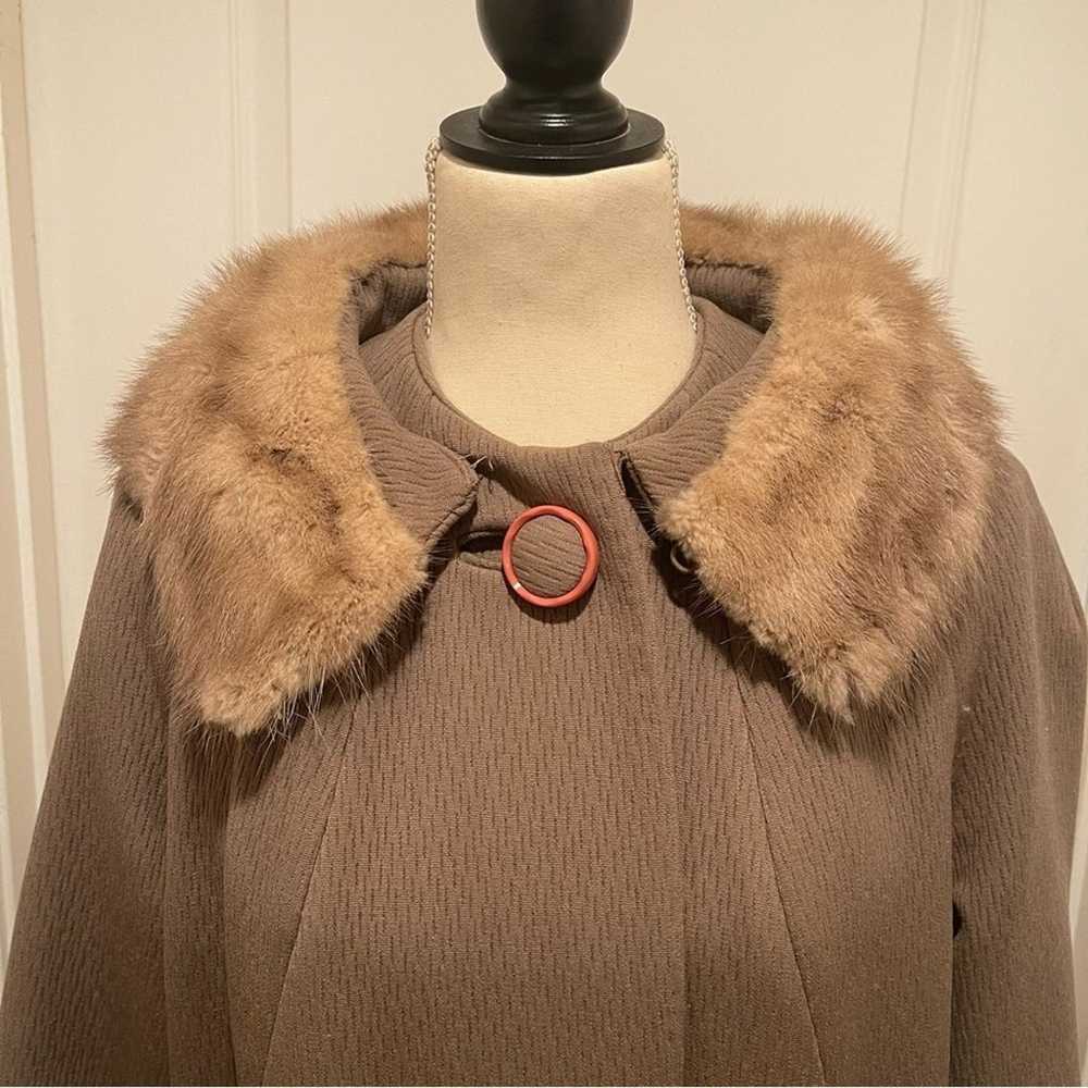 Crestmoor Vintage Fur Collar Coat - image 4