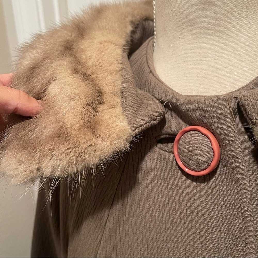 Crestmoor Vintage Fur Collar Coat - image 5