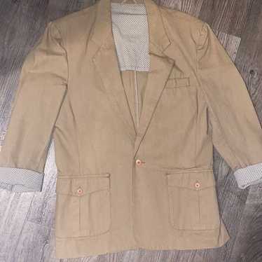 Cotler Clothing Corps Tan Blazer Women size Medium