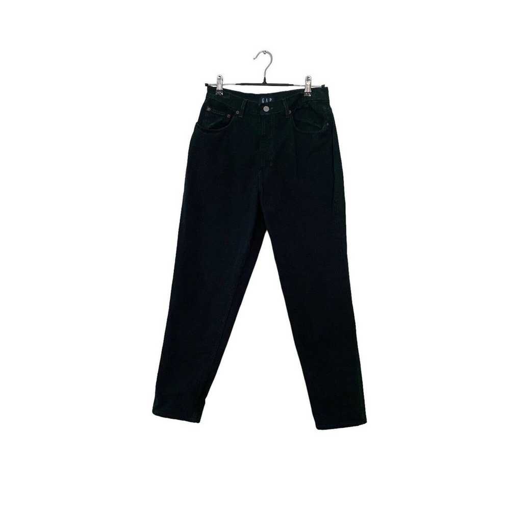 Vintage 90s Y2K GAP Dark Green Jeans Women's Size… - image 1