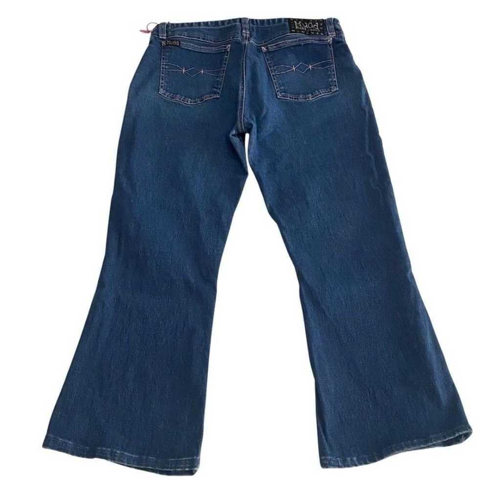 Vintage Y2K Mudd Yo! Corset Side Tie Jeans Junior… - image 2