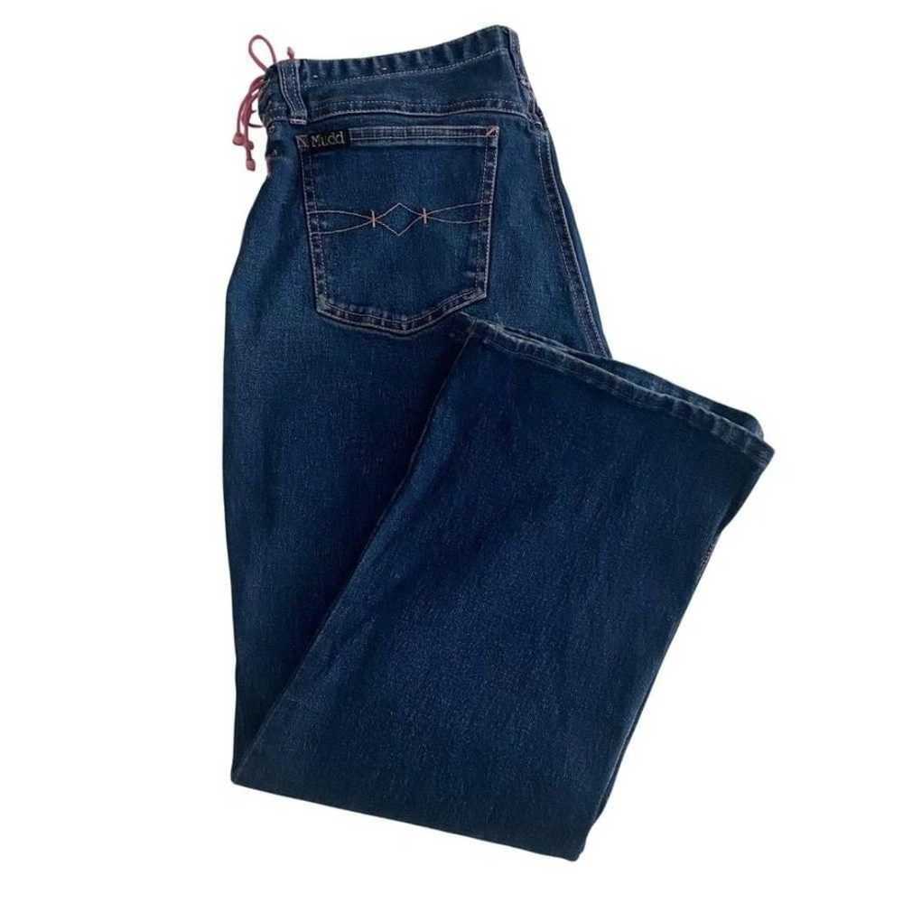 Vintage Y2K Mudd Yo! Corset Side Tie Jeans Junior… - image 3