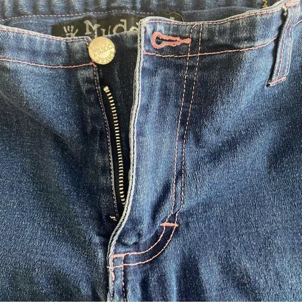 Vintage Y2K Mudd Yo! Corset Side Tie Jeans Junior… - image 5