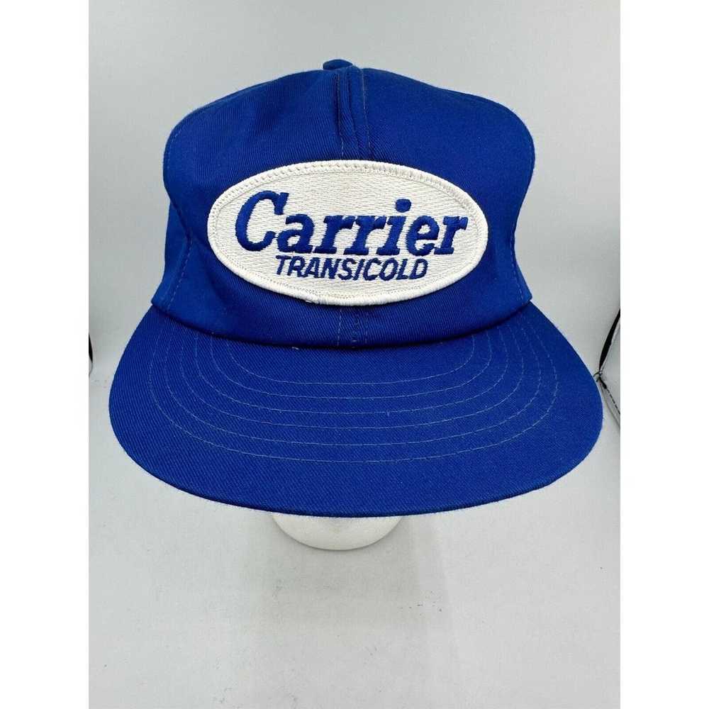 Vtg Carrier Transicold SnapBack Trucker Hat Swing… - image 2