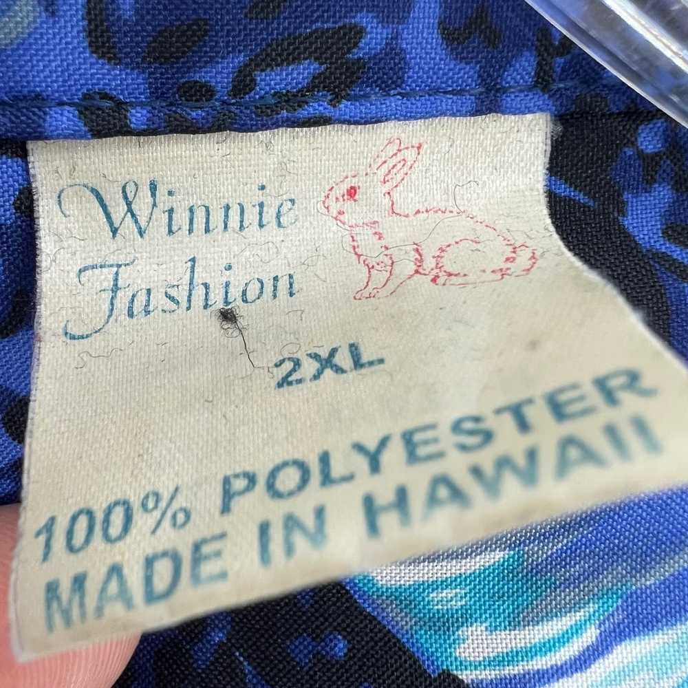 Winnie Fashion 2XL Mens American VINTAGE 70's Blu… - image 4