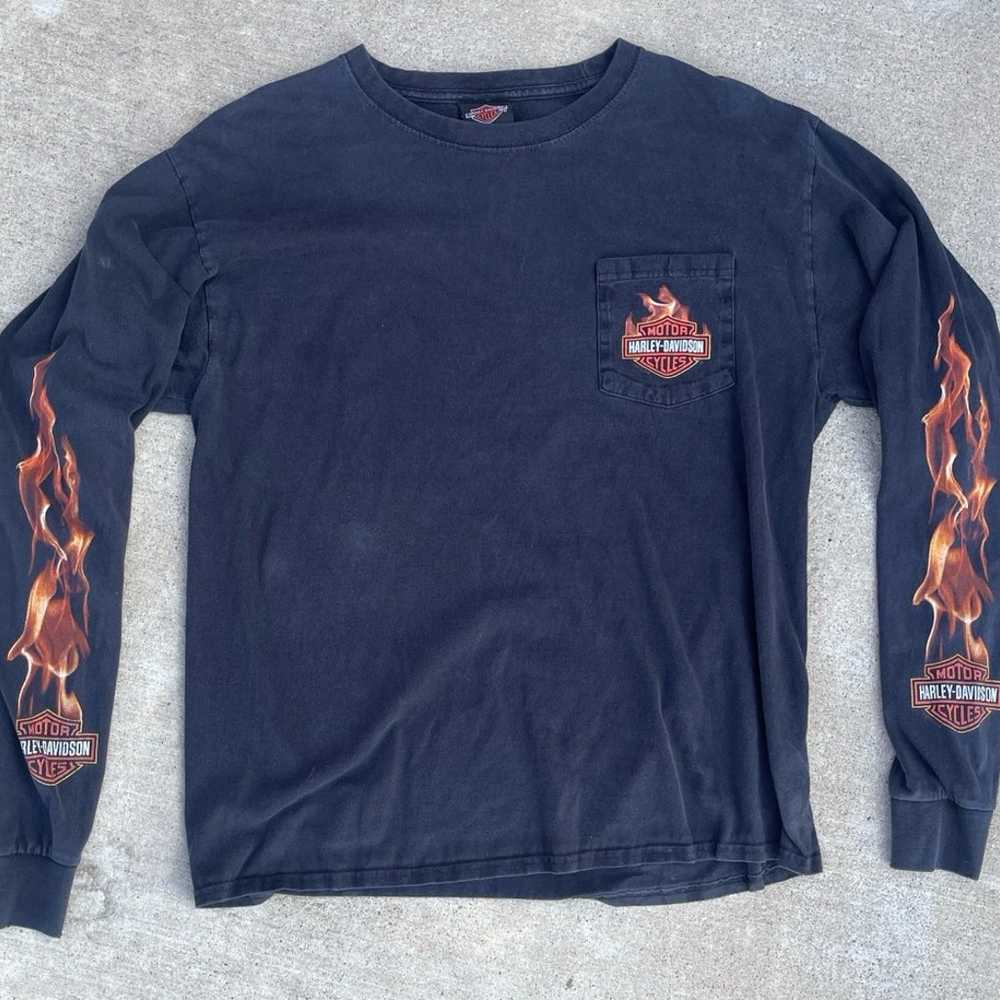 vintage harley shirt - image 1