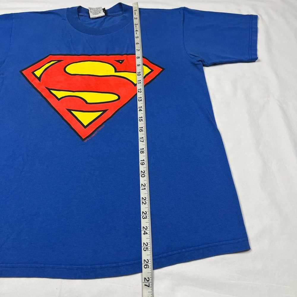 Vtg Superman Dc Comics Mens T-Shirt Sz Medium 90s… - image 11