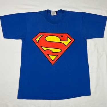 Vtg Superman Dc Comics Mens T-Shirt Sz Medium 90s… - image 1