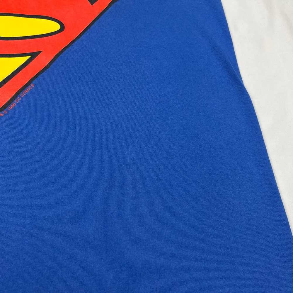 Vtg Superman Dc Comics Mens T-Shirt Sz Medium 90s… - image 8