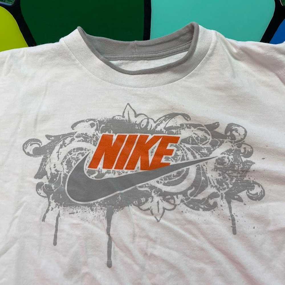 Vintage Y2K Nike Affliction Style Front Logo Long… - image 2