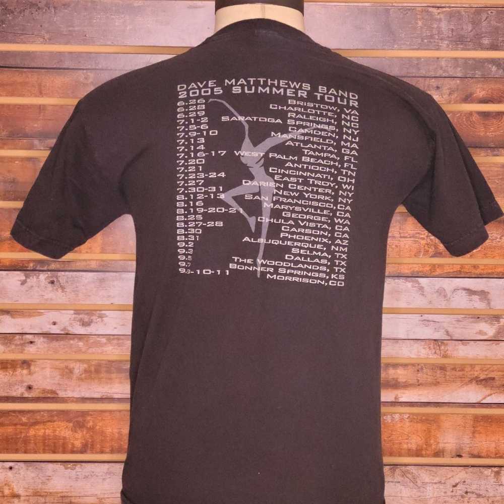 Vintage 2005 Dave Mathews Tour Shirt Size Medium - image 3
