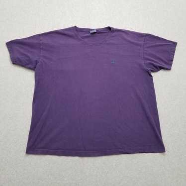 Vintage Champion Shirt Mens XL Purple Short Sleev… - image 1