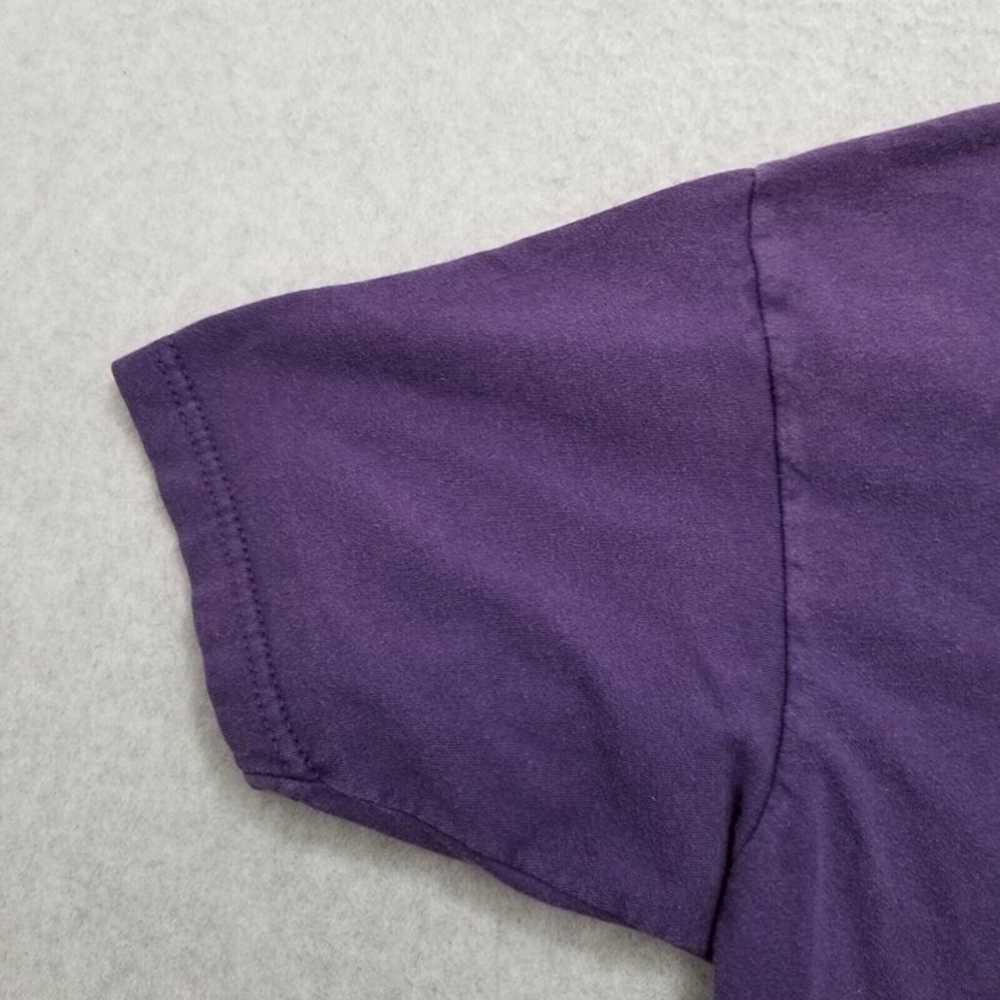 Vintage Champion Shirt Mens XL Purple Short Sleev… - image 2