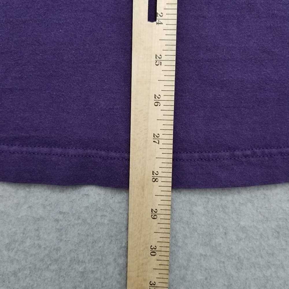 Vintage Champion Shirt Mens XL Purple Short Sleev… - image 8