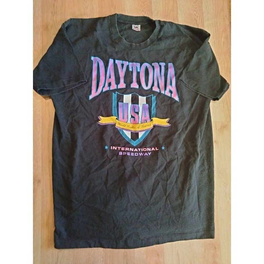 Daytona International Speedway Vintage Black Shir… - image 1
