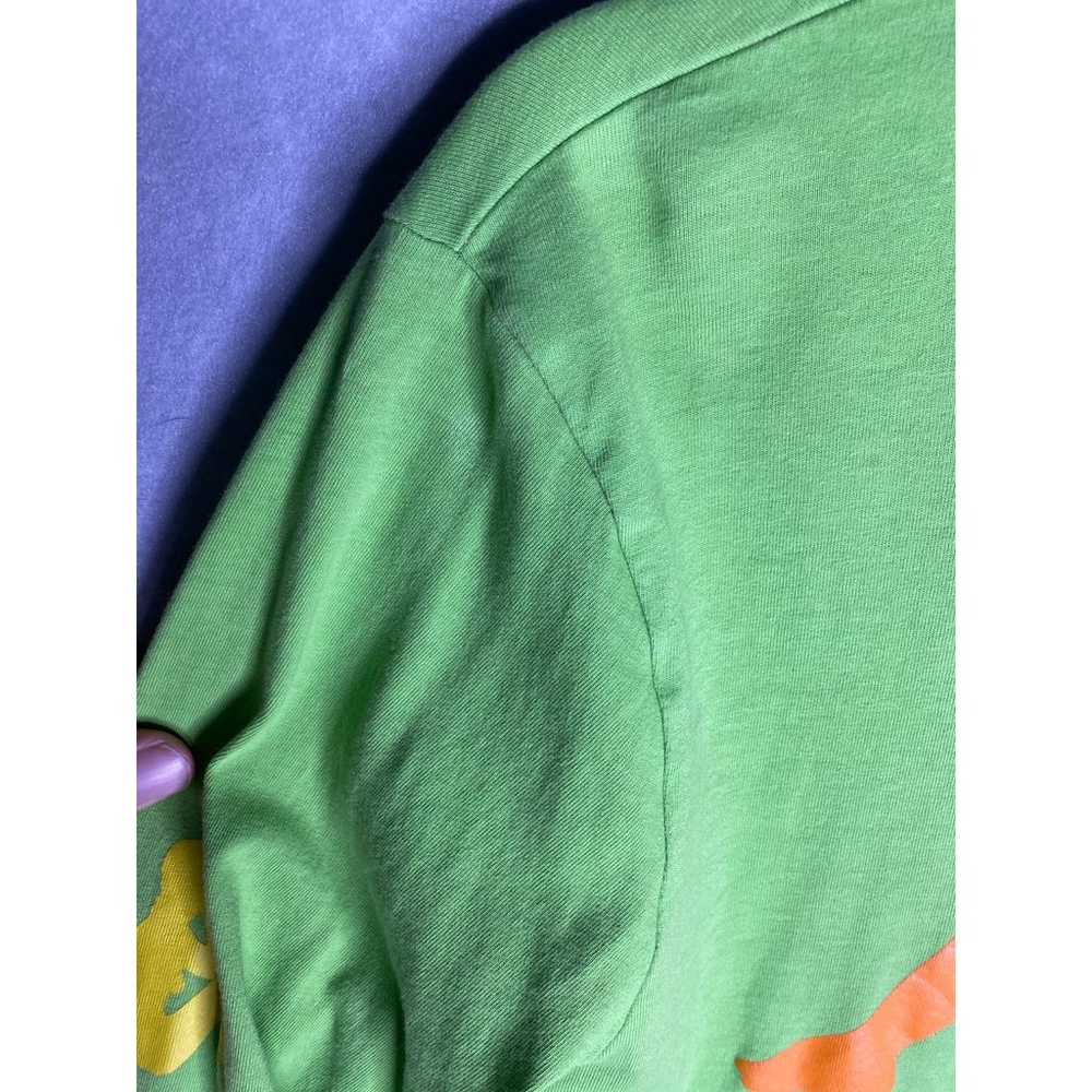 KAPPA Crew Neck Shirt Mens Medium Green Long Slee… - image 10