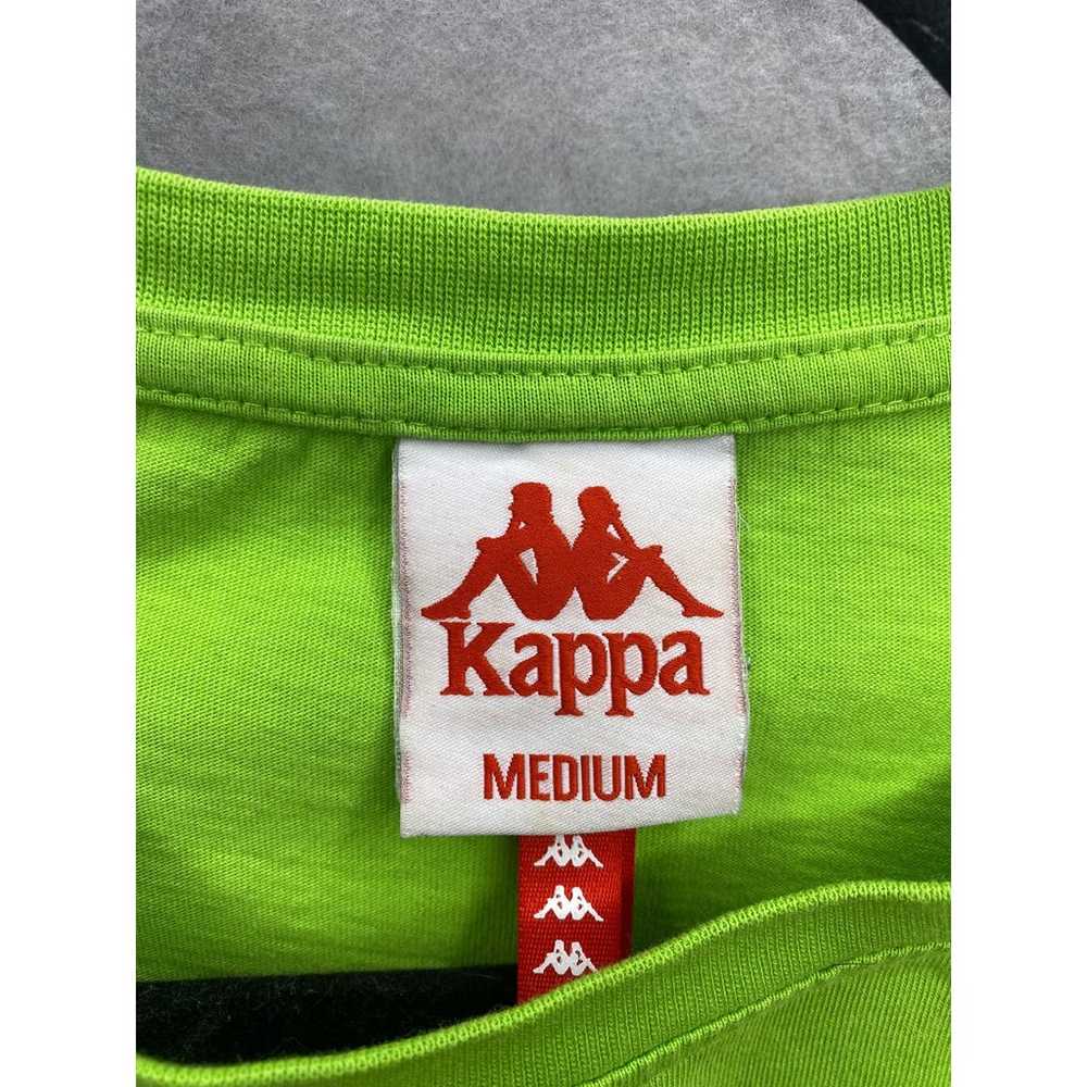 KAPPA Crew Neck Shirt Mens Medium Green Long Slee… - image 3