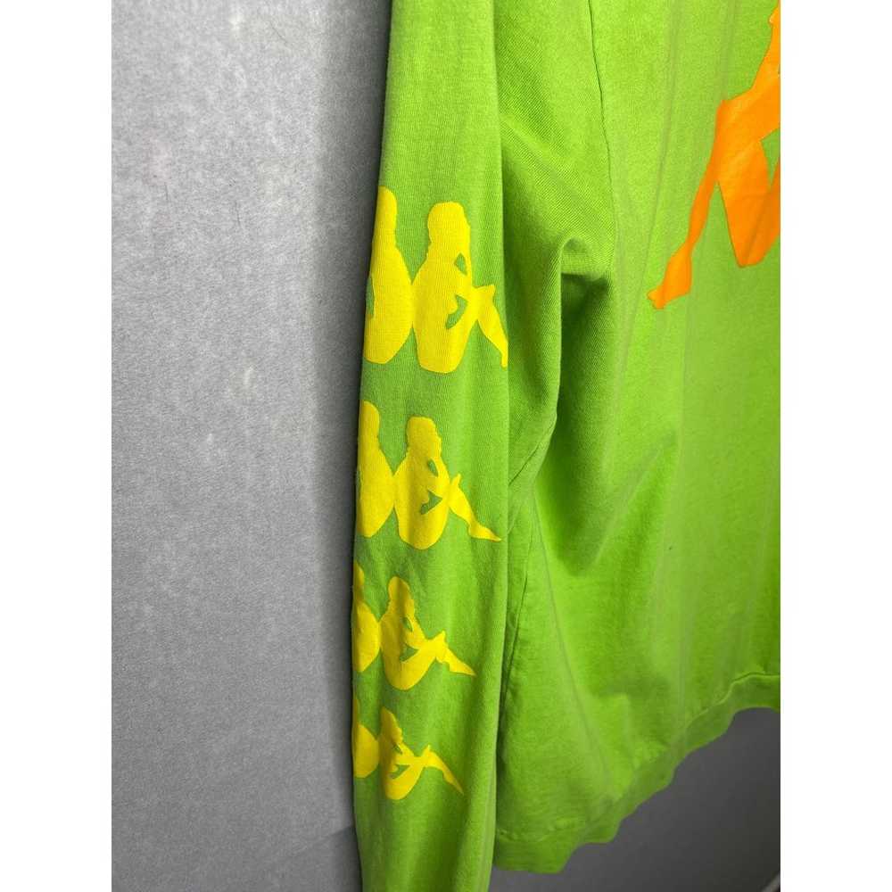 KAPPA Crew Neck Shirt Mens Medium Green Long Slee… - image 6