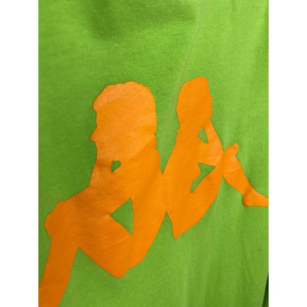 KAPPA Crew Neck Shirt Mens Medium Green Long Slee… - image 7
