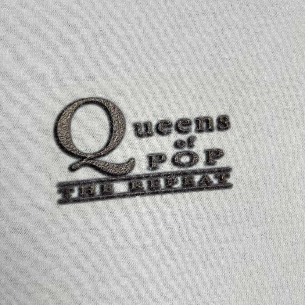 Vintage Queens Of Pop T-Shirt Mens Large White Th… - image 5