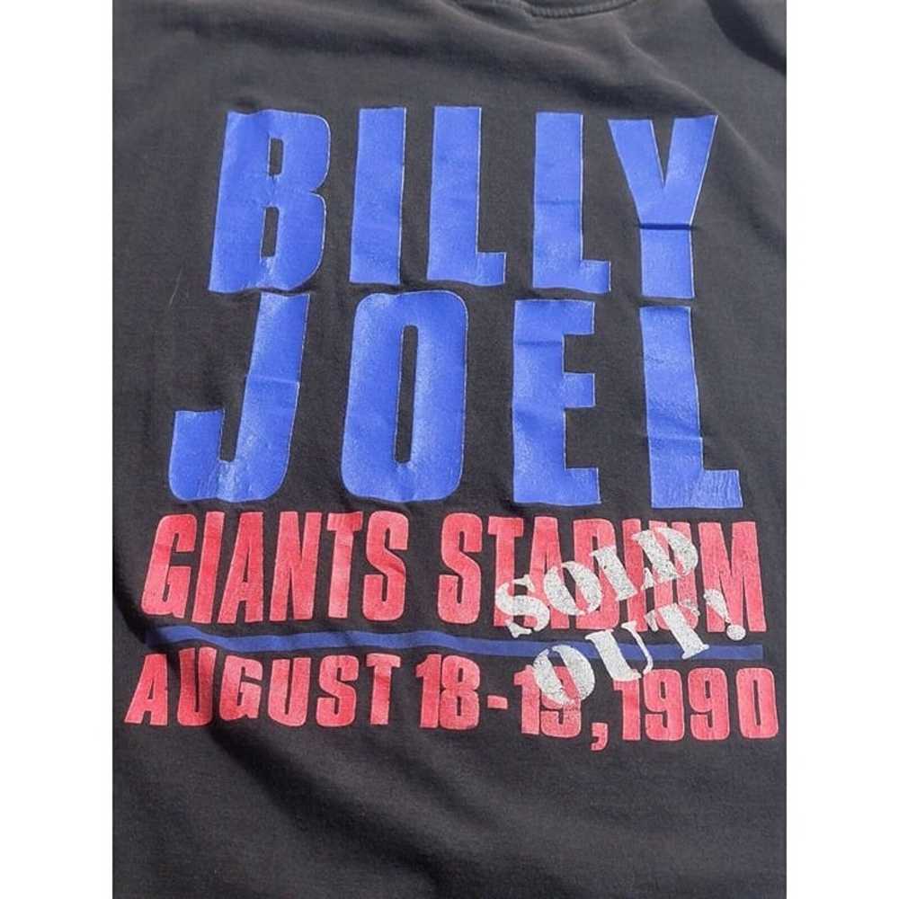 Billy Joel T-Shirt Giants Stadium Vintage 1990 Ba… - image 11