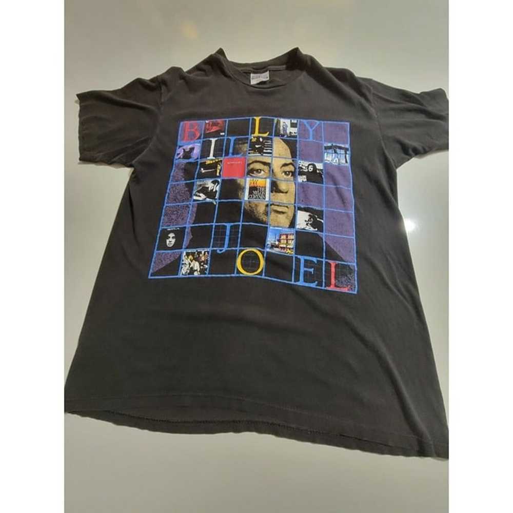 Billy Joel T-Shirt Giants Stadium Vintage 1990 Ba… - image 1