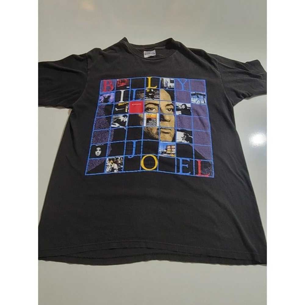 Billy Joel T-Shirt Giants Stadium Vintage 1990 Ba… - image 3