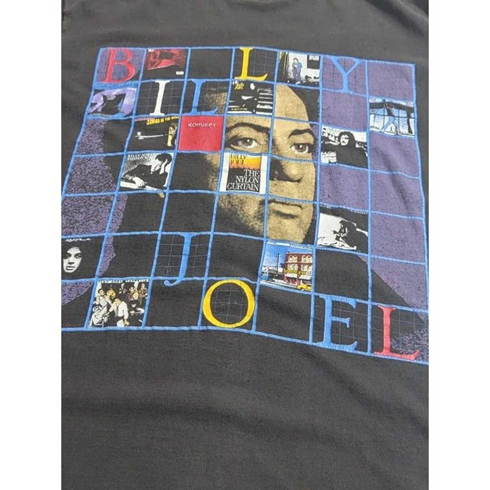 Billy Joel T-Shirt Giants Stadium Vintage 1990 Ba… - image 4