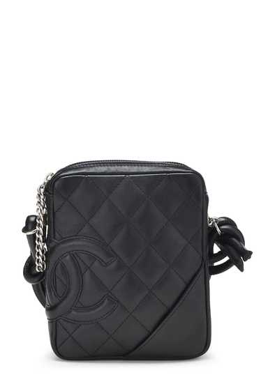 Black Quilted Calfskin Cambon Shoulder Bag Mini - image 1
