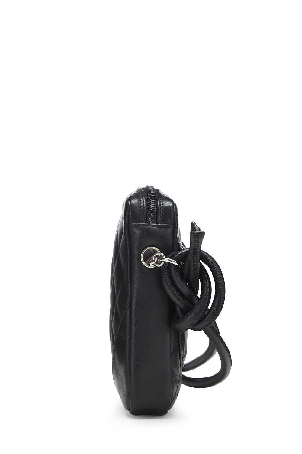 Black Quilted Calfskin Cambon Shoulder Bag Mini - image 3