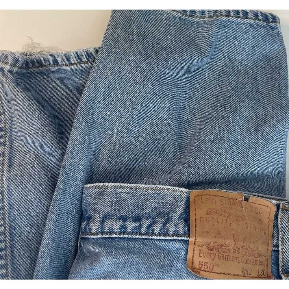 VTG Levi 550 Jeans Men's 42x30 Vtg Relaxed Fit Pa… - image 12