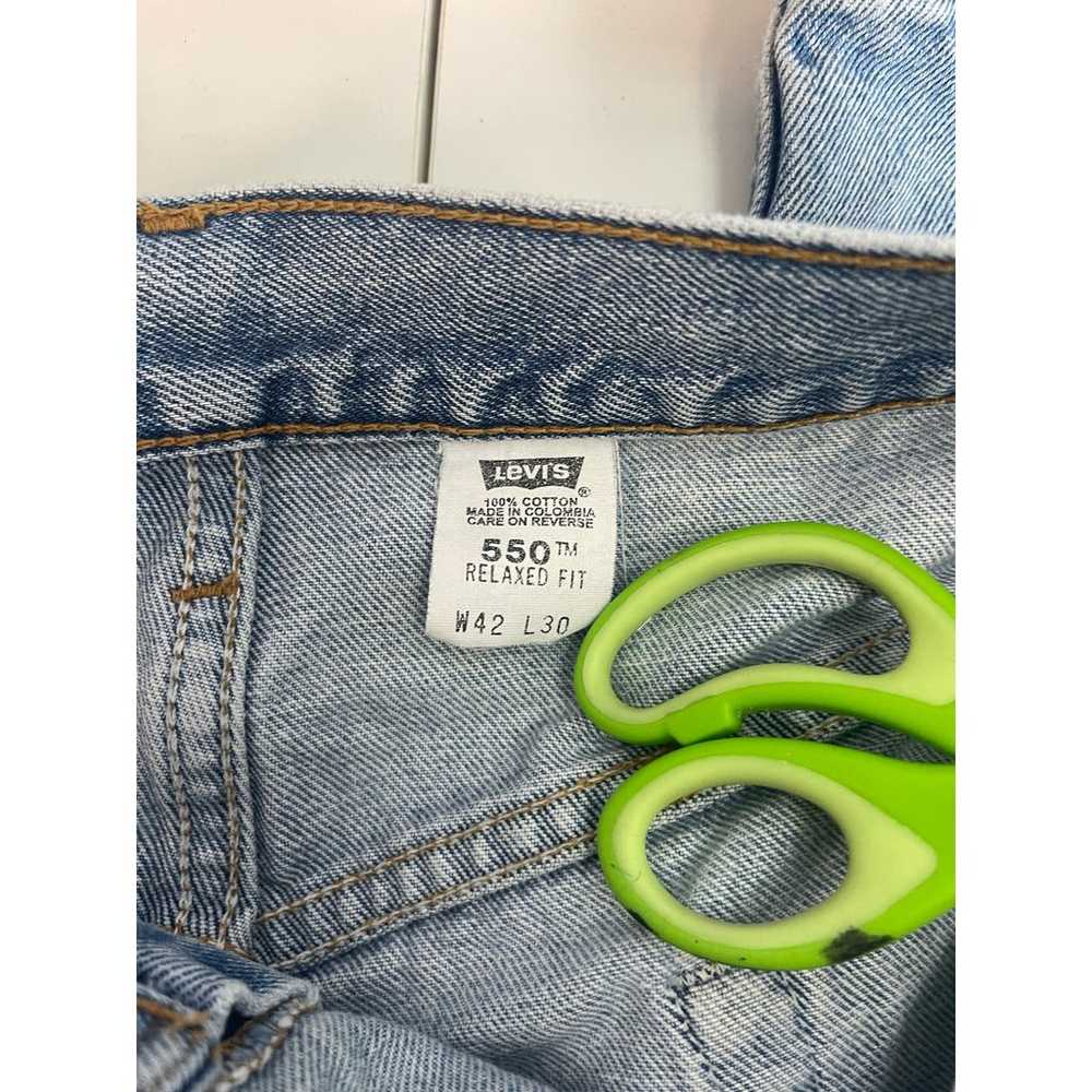 VTG Levi 550 Jeans Men's 42x30 Vtg Relaxed Fit Pa… - image 3