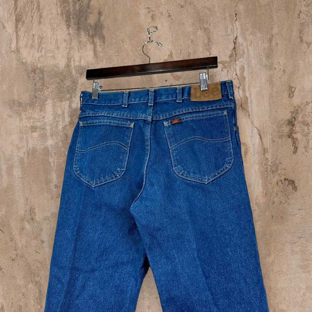 Vintage Orange Tab Lee MR Jeans Medium Wash Denim… - image 1