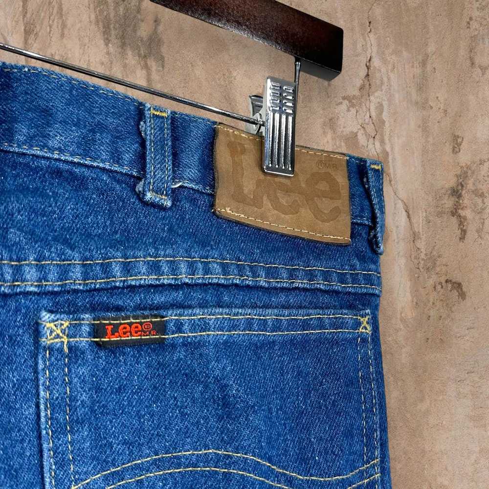 Vintage Orange Tab Lee MR Jeans Medium Wash Denim… - image 5